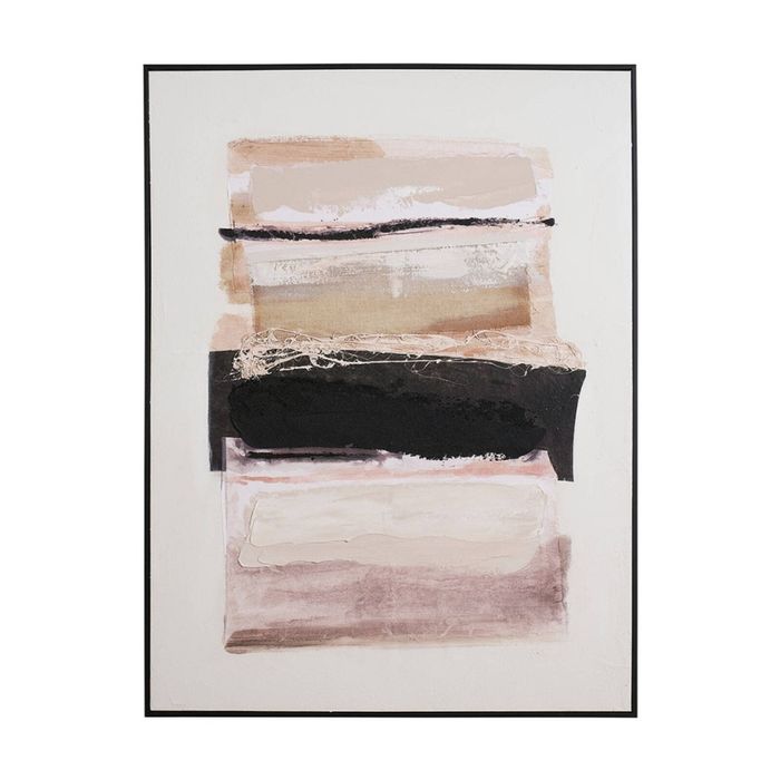 1825 Interiors Scapes II Hand-Painted Oil Canvas Art Black Timber Frame 120x90cm
