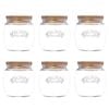 Kilner Universal Storage Jar with Acacia Lid 850ml Set of 6
