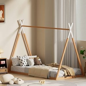 Artiss Bed Frame Kids Wooden Single