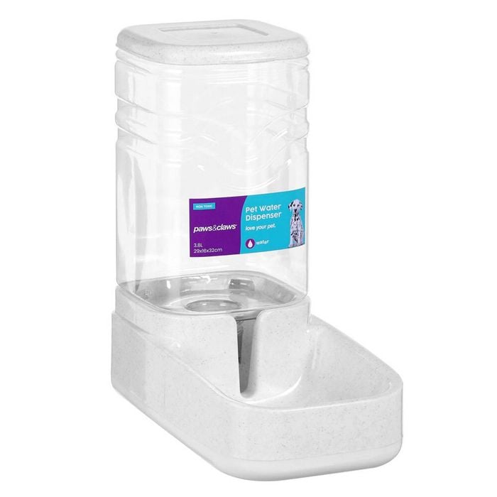 Paws Claws 3.8L Pet Water Dispenser Assorted Bunnings Australia