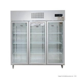 Thermaster Three Door Upright Display Fridge