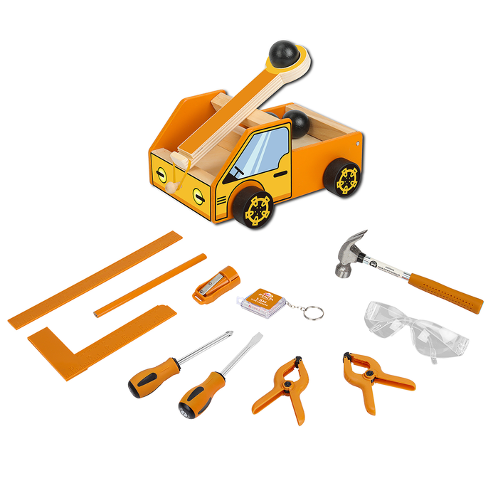 Kids Practa Solutions DIY Catapult Kids Project Kit - Pack of 13
