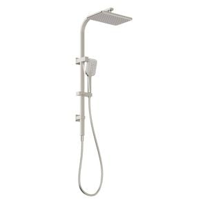 Mondella Brushed Nickel Overture Twin Shower