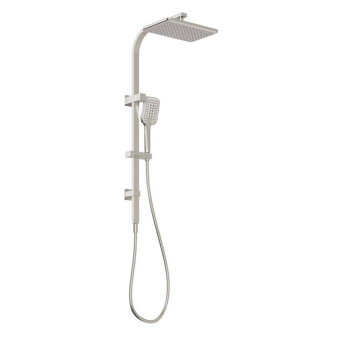 Mondella Brushed Nickel Overture Twin Shower