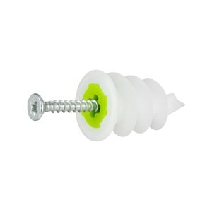 Gripit Green Self Drive Plasterboard Fixing - 10 Pack