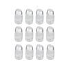 12 Glass Salt And Pepper Shakers Squire