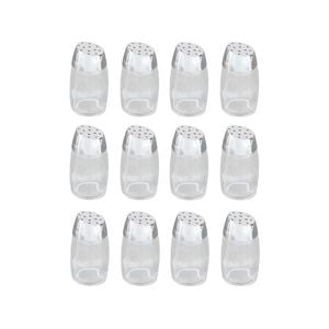 12 Glass Salt And Pepper Shakers Squire