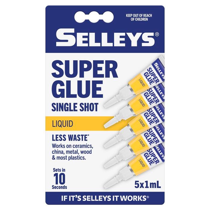 Selleys Super Glue Single Shot 5 x 1mL