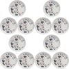 12PK LVD 17x17cm Ceramic Cottage Hen Desert Plate Home Decor
