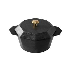 Mommy's Pot 21cm Cast-Iron Traditional Pot Non-Stick Pre-Seasoned