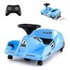 Costway 12v Kids Ride On Car Electric Cleaning Go Kart W/detachable Mop Blue