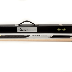 Mitchell Silver Pool Snooker Billiard Cue 2 piece 57 inch with Case