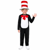 Cat In The Hat Kids Boys Girls Party Costume Halloween Party