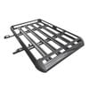 Elora Car Roof Rack Basket Luggage Carrier Vehicle Cargo Rails 140x100cm Black