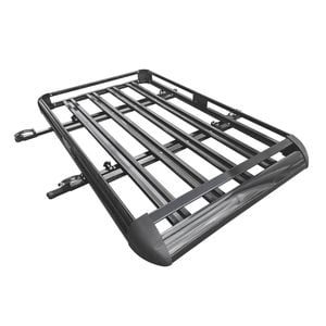 Elora Car Roof Rack Basket Luggage Carrier Vehicle Cargo Rails 140x100cm Black