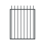 RapidFence 900 x 1200mm Dark Grey Square Tube Pool Gate