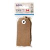 Avery Tags with String 24pk (96x48mm) (Kraft Brown)