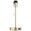 Verve Design Iona Lamp Base With USB-A Port - Brass Finish