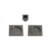 Windsor Graphite Nickel Square Passage Cavity Suite