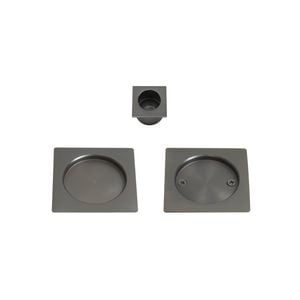 Windsor Graphite Nickel Square Passage Cavity Suite