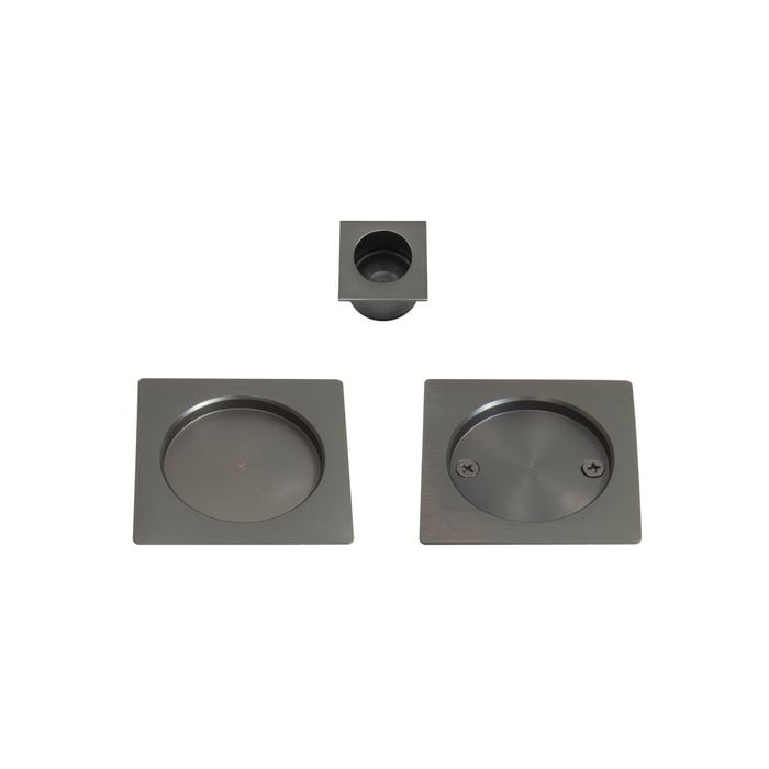 Windsor Graphite Nickel Square Passage Cavity Suite