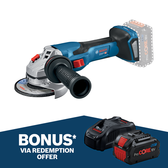 Bosch 18V Professional BITURBO 125mm Angle Grinder 06019H6A00 - Skin Only 