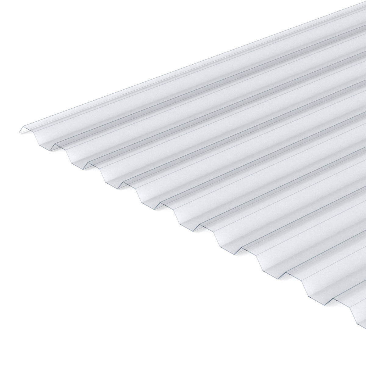 Suntuf 1.8m Clear Greca Polycarbonate Roofing - Bunnings Australia