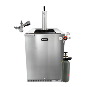 KegLand Under Bench Built-In Kegerator - Single Tap with D-Type Coupler