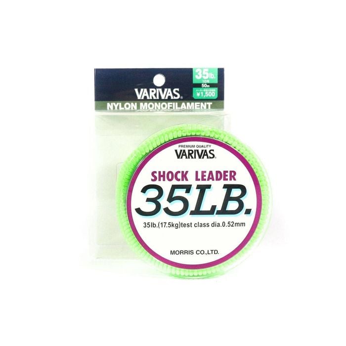 Varivas Monofilament Nylon Shock Fishing Leader 50m 35lb