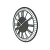 Large Metal Wall Clock - Tuscany - Charcoal
