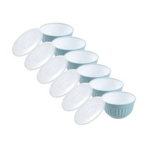6PK Lemon and Lime Salad Bowl Lidded 3L Food Safe Kitchenware Assorted
