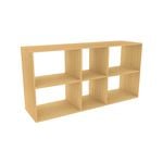 Lugna 183 x 1406 x 390mm Sand 2 x 3 Wide Cube Storage
