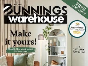 Bunnings Magazine July edition cover.