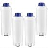 4 Water Filters for Delonghi DLSC002/Magnifica S Evo/Dinamica Plus/Cappuccino Coffee Machine
