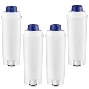 4 Water Filters for Delonghi DLSC002/Magnifica S Evo/Dinamica Plus/Cappuccino Coffee Machine
