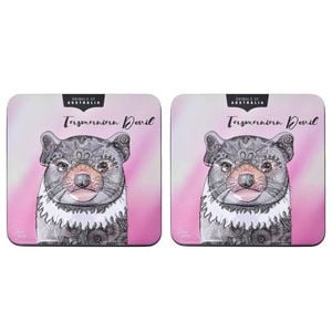 Banksia Red Tasmanian Devil Tin Macadamia Butter Finger Biscuits 150g - 2 Pack