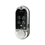 Lockly Satin Nickel Vision Smart Lock Deadbolt With Video Doorbell
