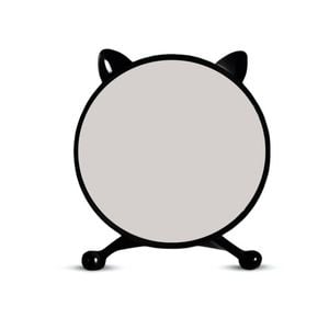 SOGA 30cm Black Cat Ear Makeup Mirror – Perfect Vanity Accent
