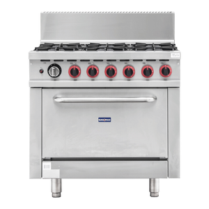 Gasmax 6 Burner With Oven Flame Failure GBS6TSLPG