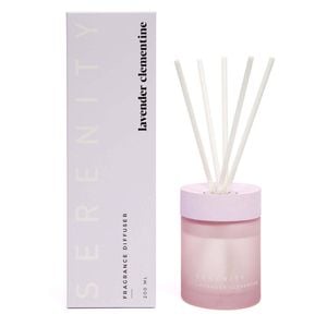 Serenity Coloured Core 200ml Reed Diffuser - Lavender Clementine