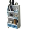 All 4 Kids Gloria Blue Bookcase Book Shelf Storage Unit