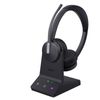 Yealink WH64 Hybrid Headset with Charging Stand, DECT Wireless Bluetooth Teams Headset