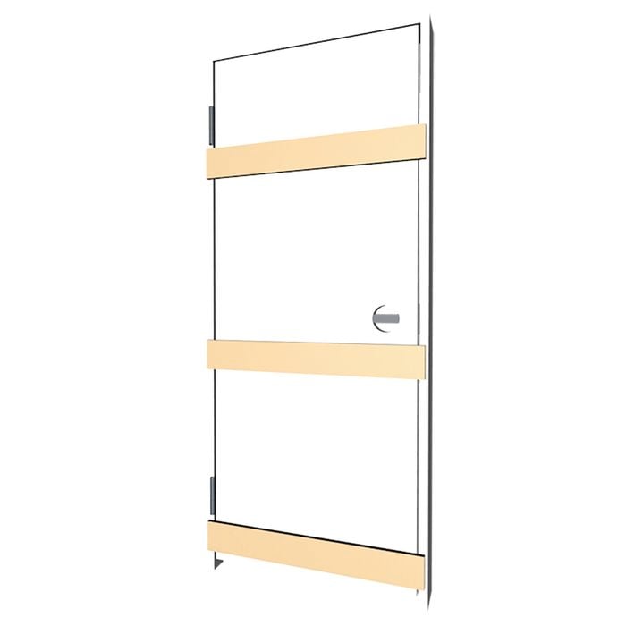 Hume 2040 x 820 x 35mm Internal Door Primed MDF Prehung H&L LH H50
