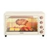 Devanti Electric Convection Oven Bake Benchtop Rotisserie Grill 60L Cream