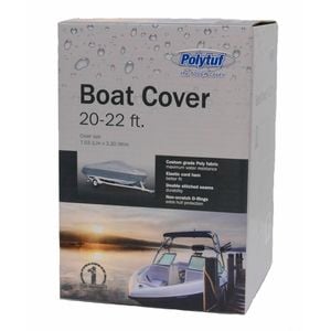 Polytuf 20-22ft Silver Boat Cover