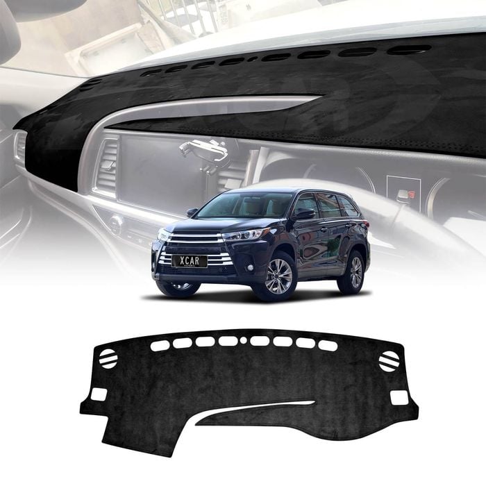 Dash Mat for Toyota Kluger 2014-2021 Non-Slip Microfiber Pad Cover Interior Accessories