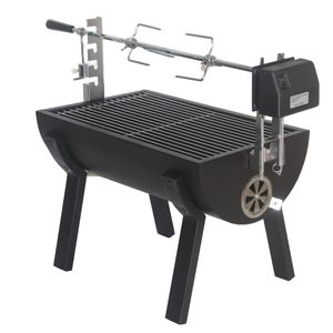Jumbuck Novo II Battery Operated Mini Charcoal Spit Roaster