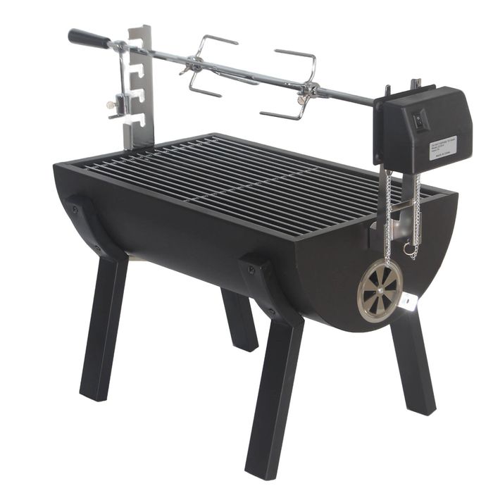 Jumbuck Novo II Battery Operated Mini Charcoal Spit Roaster