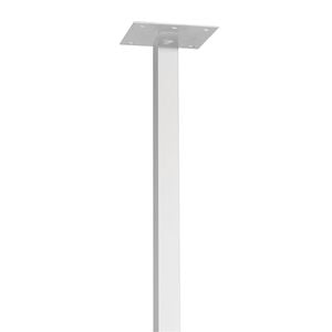 Sandleford 1100 x 25mm White Letterbox Post
