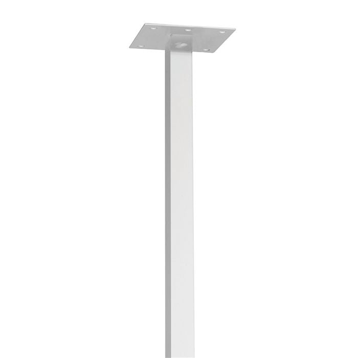 Sandleford 1100 x 25mm White Letterbox Post